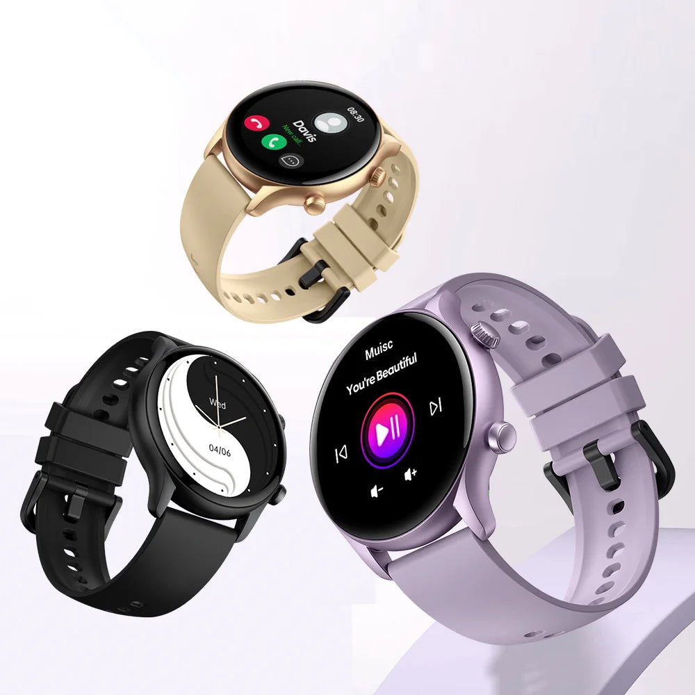 Smartwatch AMOLED con Chiamate Bluetooth e Monitoraggio Salute – Batteria 14 Giorni
